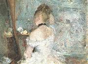 Berthe Morisot Lady at her Toilette painting
